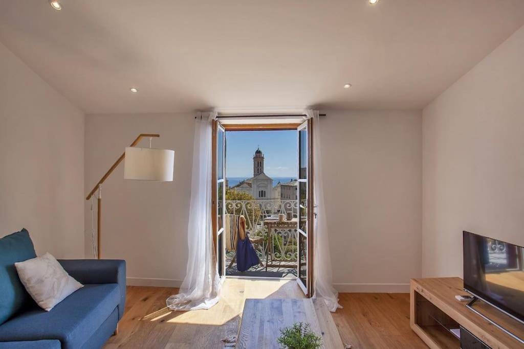 Pepites Bastiaises Piazza D'A Appartement Roof Top Vue Mer Бастия Экстерьер фото