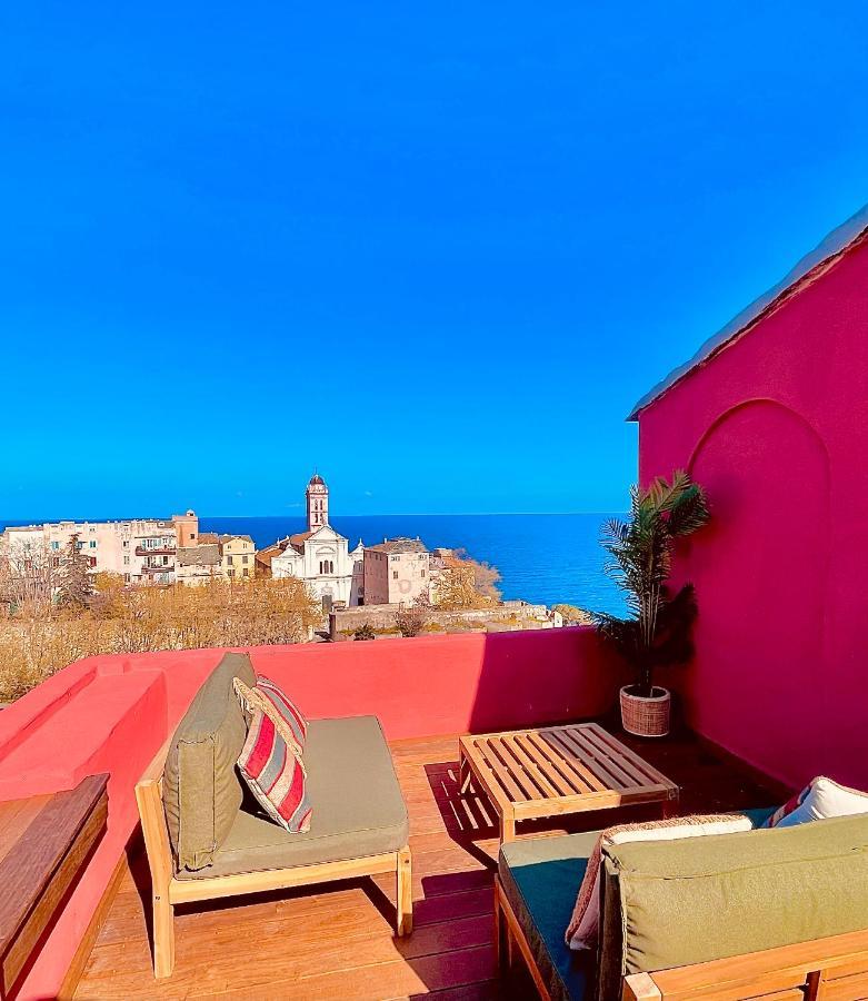 Pepites Bastiaises Piazza D'A Appartement Roof Top Vue Mer Бастия Экстерьер фото
